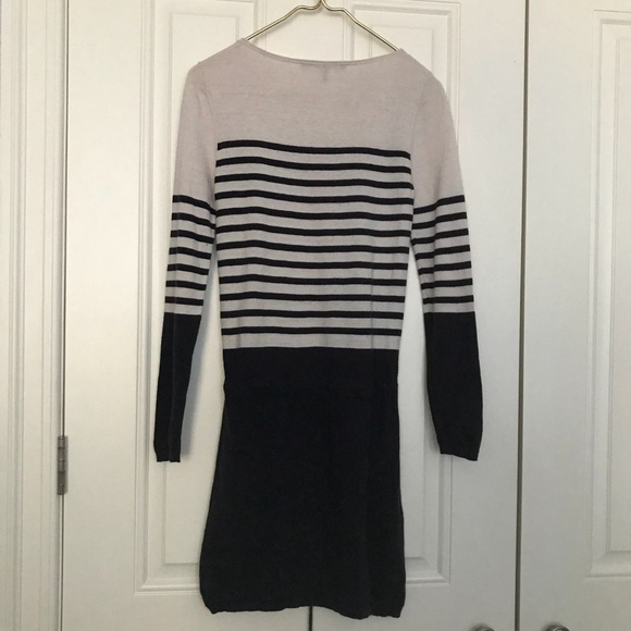 Comptoir des cotonniers sweater dress striped SX/S navy beige - Picture 8 of 8
